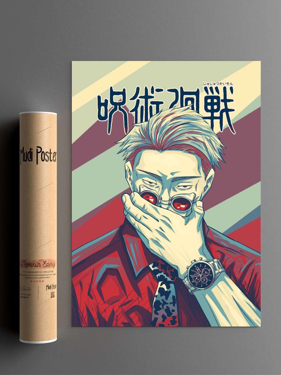 Nanami Jujutsu Kaisen Anime Poster Çerçevesiz Yüksek Kalite Anime Duvar Poster