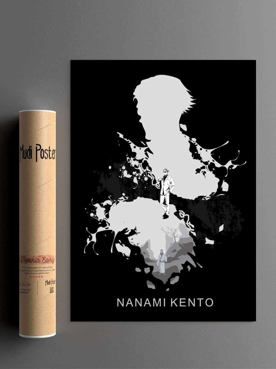 Nanami Jujutsu Kaisen Anime Poster Çerçevesiz Yüksek Kalite Anime Duvar Poster