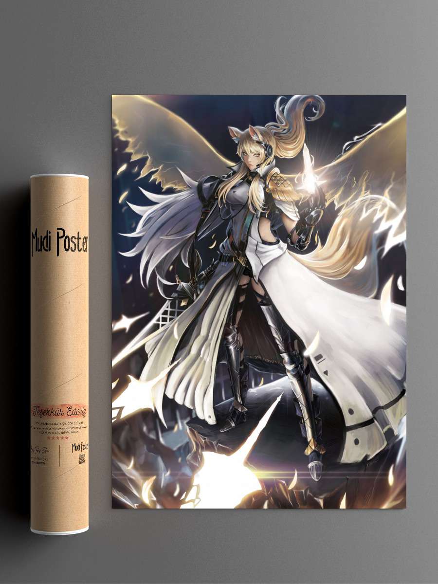Nearl the Radiant Knight Anime Poster Çerçevesiz Yüksek Kalite Anime Duvar Poster