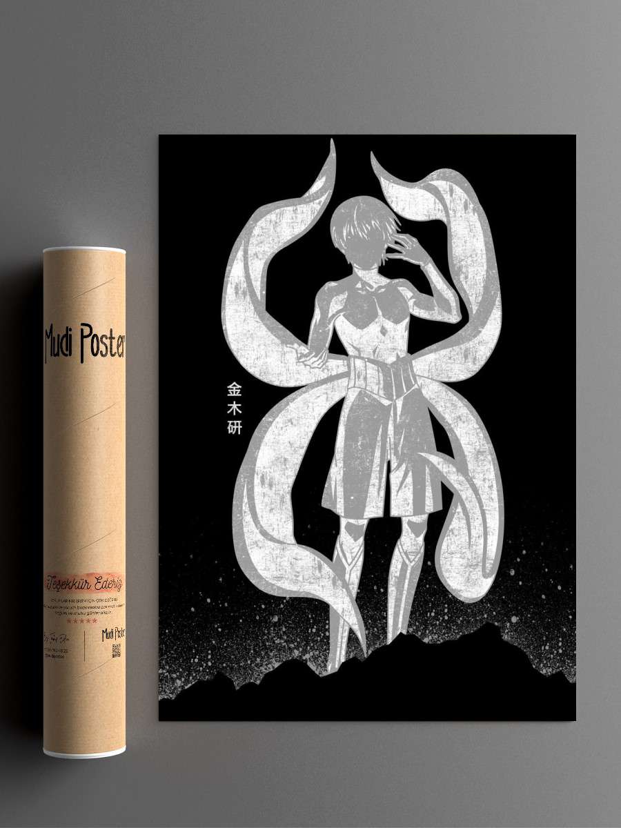 Negative Kaneki Anime Poster Çerçevesiz Yüksek Kalite Anime Duvar Poster