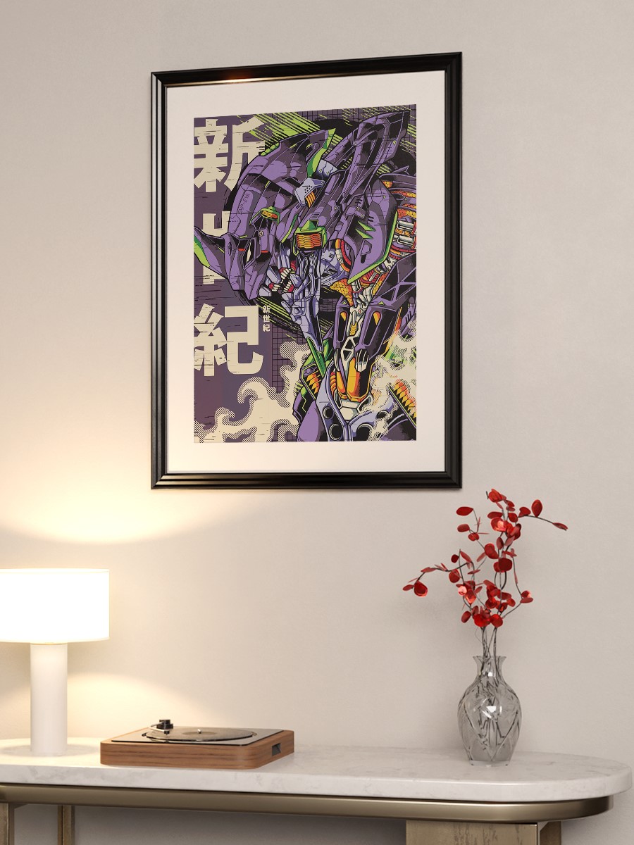 Neon Genesis Evangelion Poster, Çerçevesiz Tv Film Poster