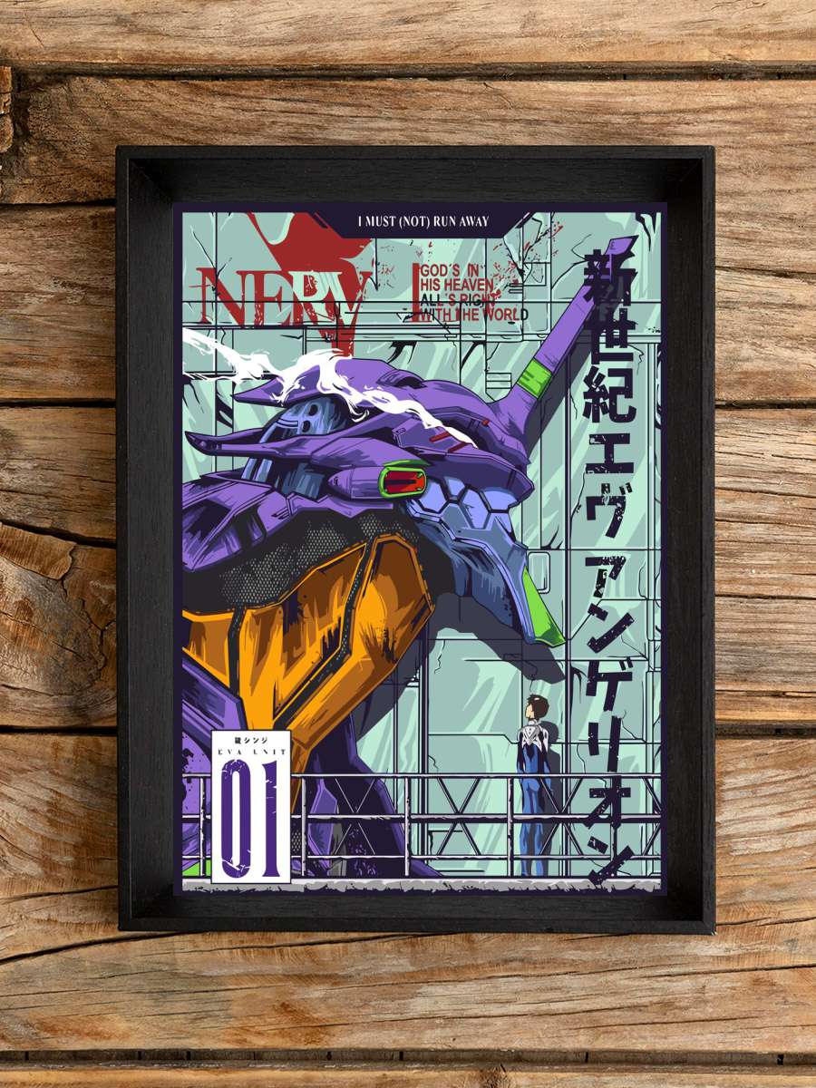 Neon genesis evangelion Anime Poster Çerçevesiz Yüksek Kalite Anime Duvar Poster