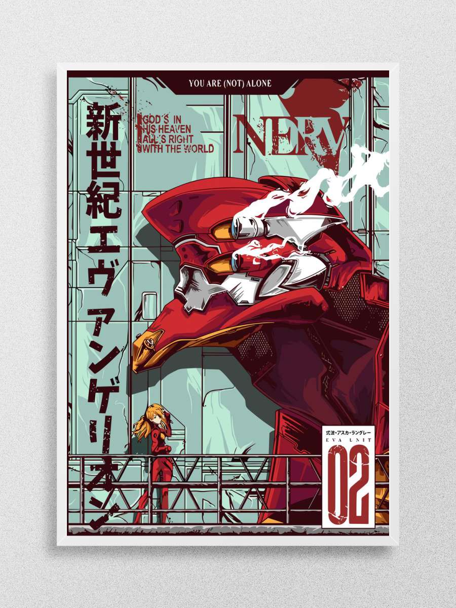 Neon genesis evangelion Anime Poster Çerçevesiz Yüksek Kalite Anime Duvar Poster