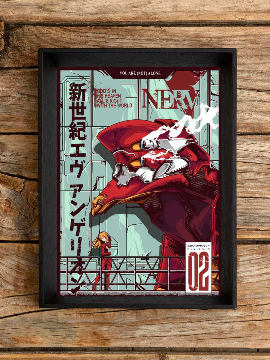 Neon genesis evangelion Anime Poster Çerçevesiz Yüksek Kalite Anime Duvar Poster