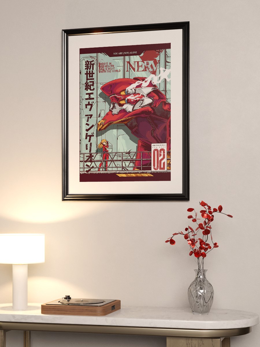 Neon Genesis Evangelion Anime Poster Çerçevesiz Yüksek Kalite Anime Duvar Poster