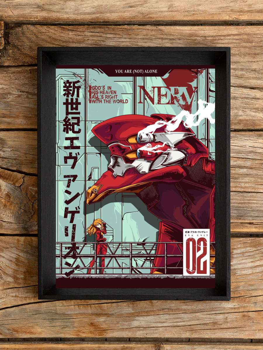 Neon Genesis Evangelion Anime Poster Çerçevesiz Yüksek Kalite Anime Duvar Poster