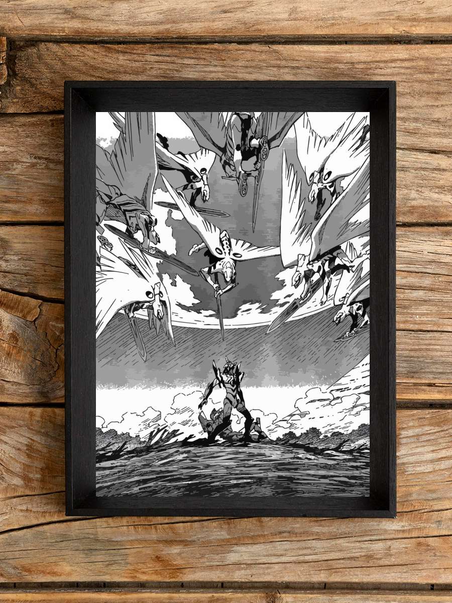 Neon Genesis Evangelion Anime Poster Çerçevesiz Yüksek Kalite Anime Duvar Poster