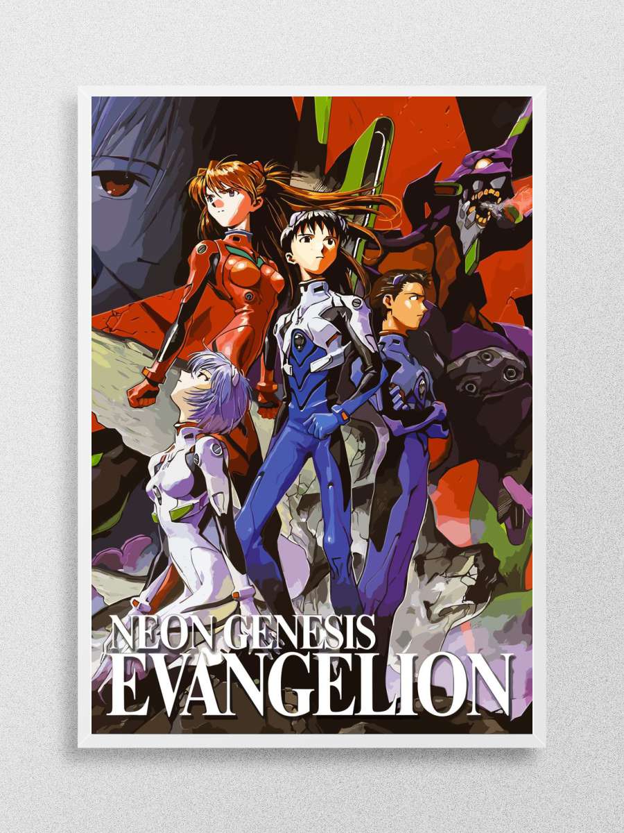 Neon Genesis Evangelion Anime Poster Çerçevesiz Yüksek Kalite Anime Duvar Poster