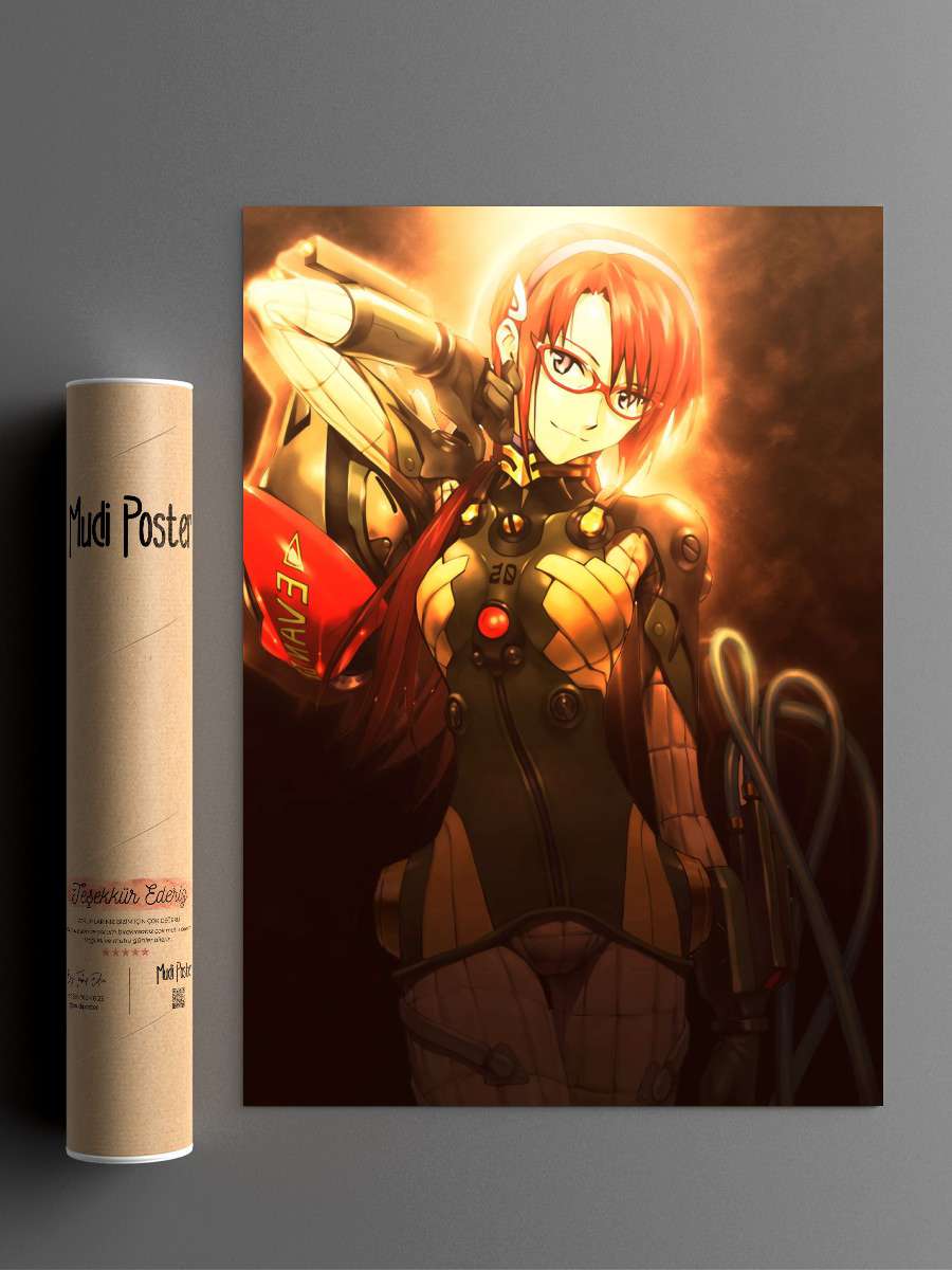 Neon Genesis Evangelion Anime Poster Çerçevesiz Yüksek Kalite Anime Duvar Poster