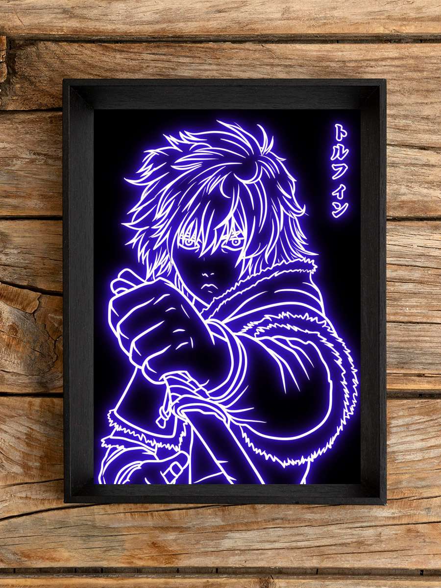 neon thorfinn Anime Poster Çerçevesiz Yüksek Kalite Anime Duvar Poster