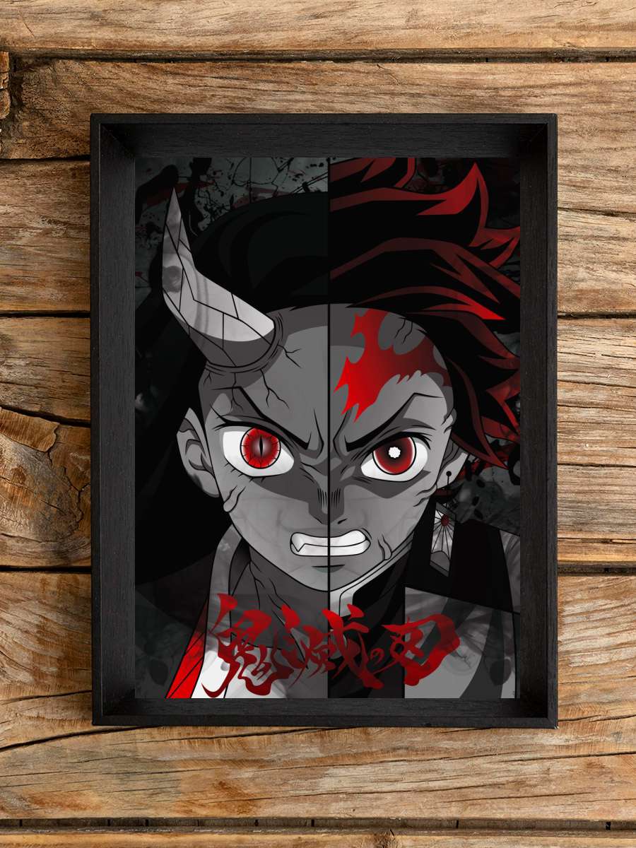 Nezuko X Tanjiro Anime Poster Çerçevesiz Yüksek Kalite Anime Duvar Poster