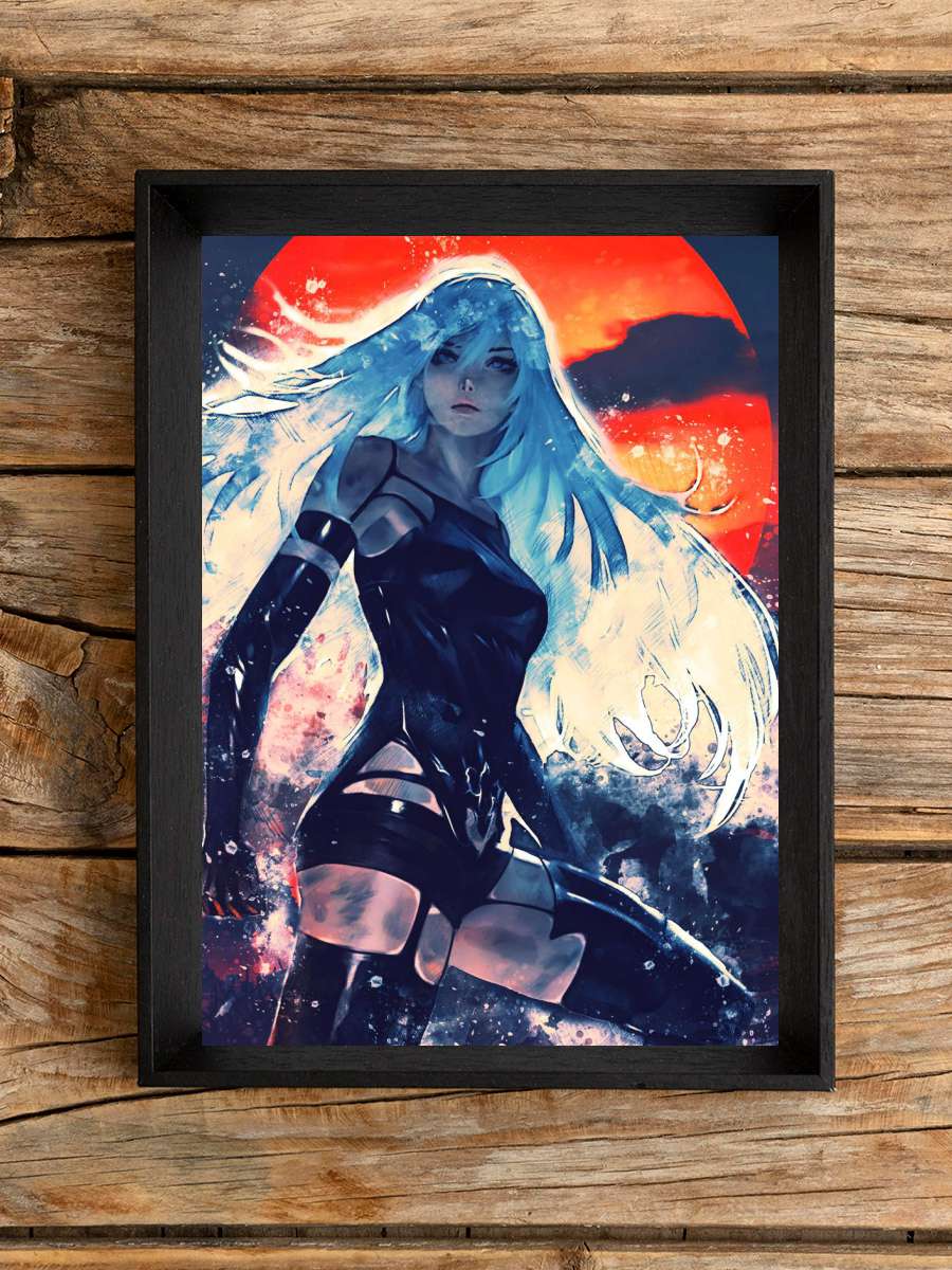 Nier Automata a2 Anime Poster Çerçevesiz Yüksek Kalite Anime Duvar Poster