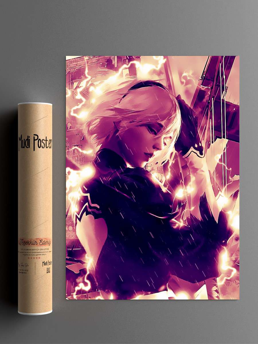Nier Automata Anime Poster Çerçevesiz Yüksek Kalite Anime Duvar Poster