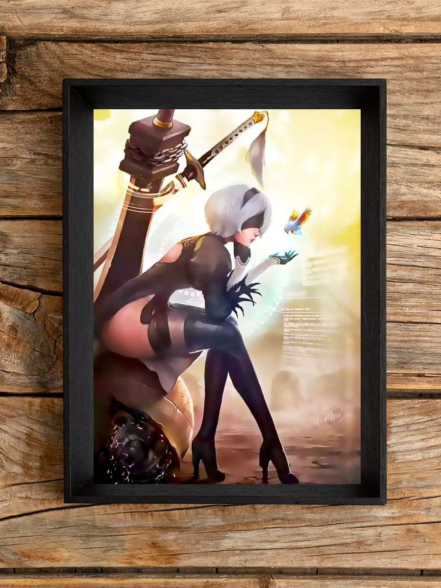 Nier Anime Poster Çerçevesiz Yüksek Kalite Anime Duvar Poster