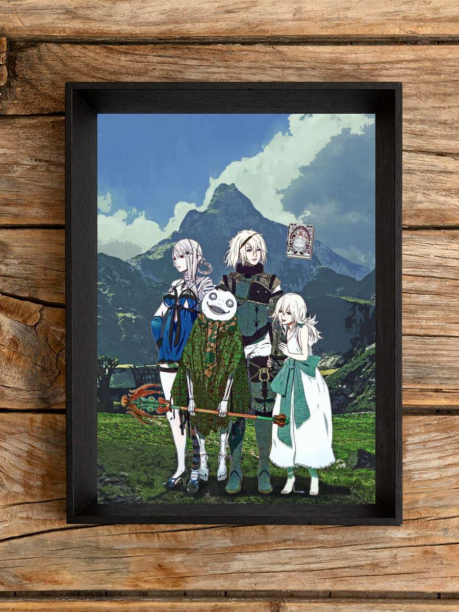 NIER REPLICANT Anime Poster Çerçevesiz Yüksek Kalite Anime Duvar Poster