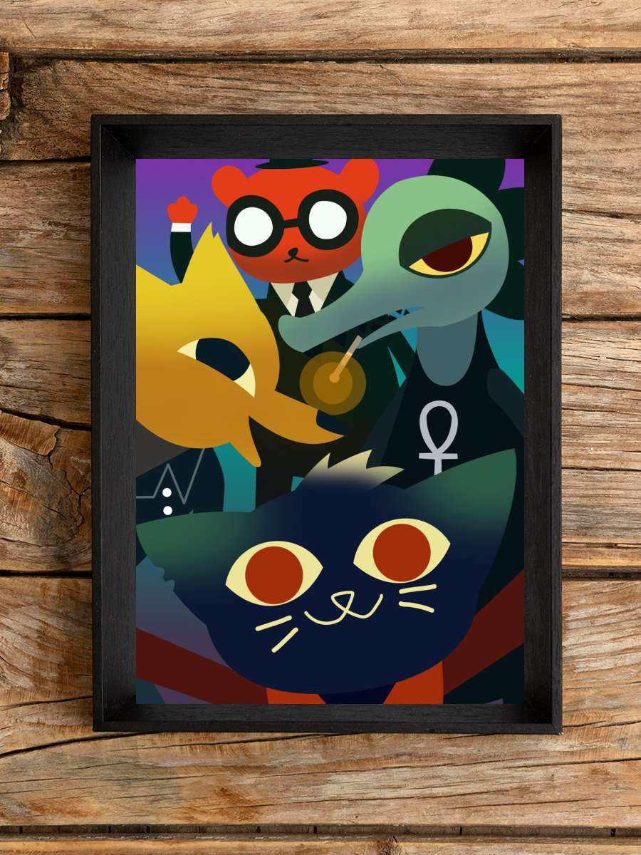 Night In The Woods Anime Poster Çerçevesiz Yüksek Kalite Anime Duvar Poster