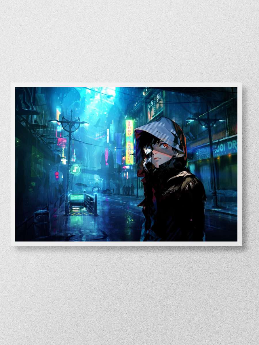 NIght Streets Anime Poster Çerçevesiz Yüksek Kalite Anime Duvar Poster