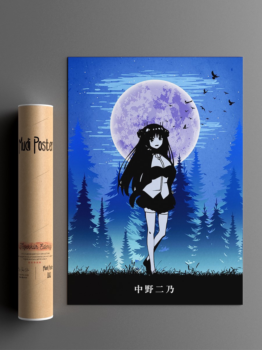 Nino Nakano Anime Poster Çerçevesiz Yüksek Kalite Anime Duvar Poster