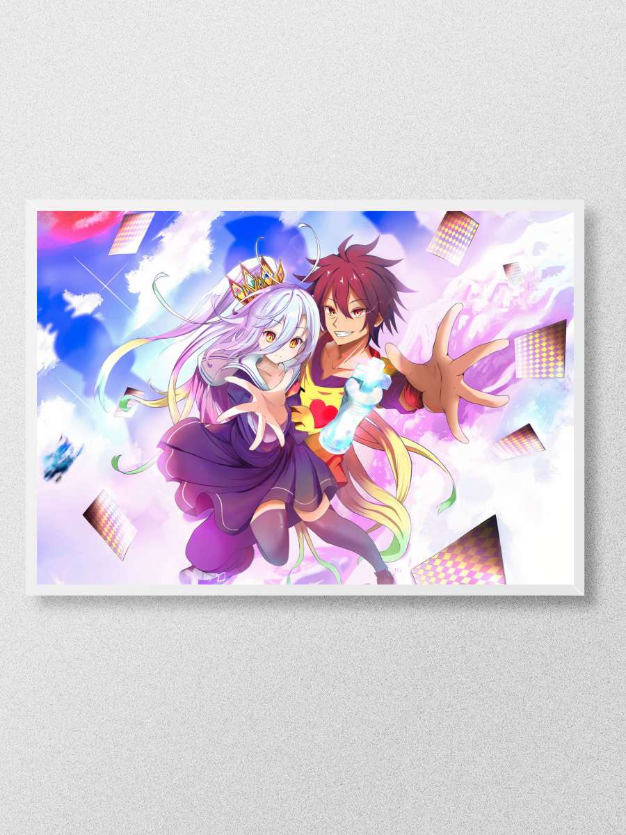 No Game No Life Anime Poster Çerçevesiz Yüksek Kalite Anime Duvar Poster