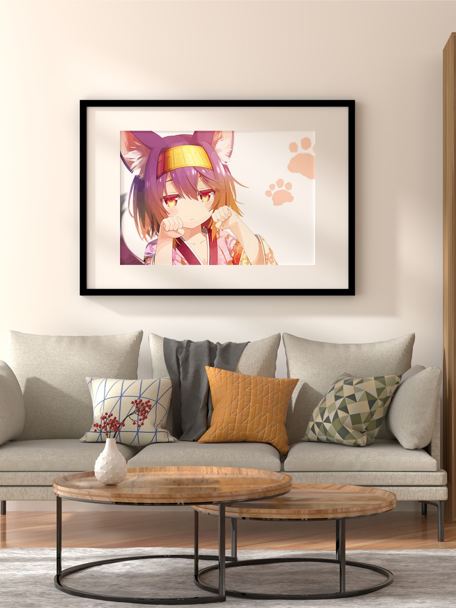 No game no life Anime Poster Çerçevesiz Yüksek Kalite Anime Duvar Poster