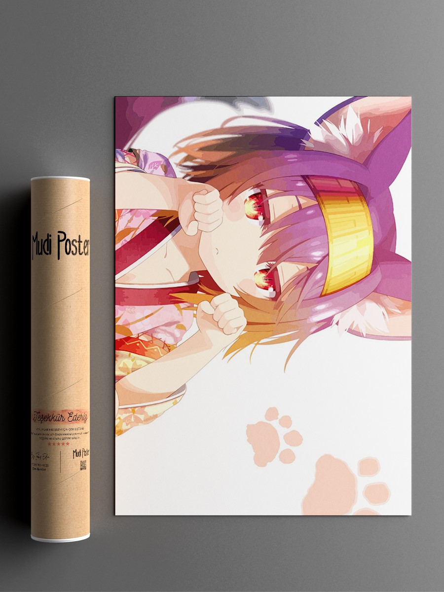 No game no life Anime Poster Çerçevesiz Yüksek Kalite Anime Duvar Poster