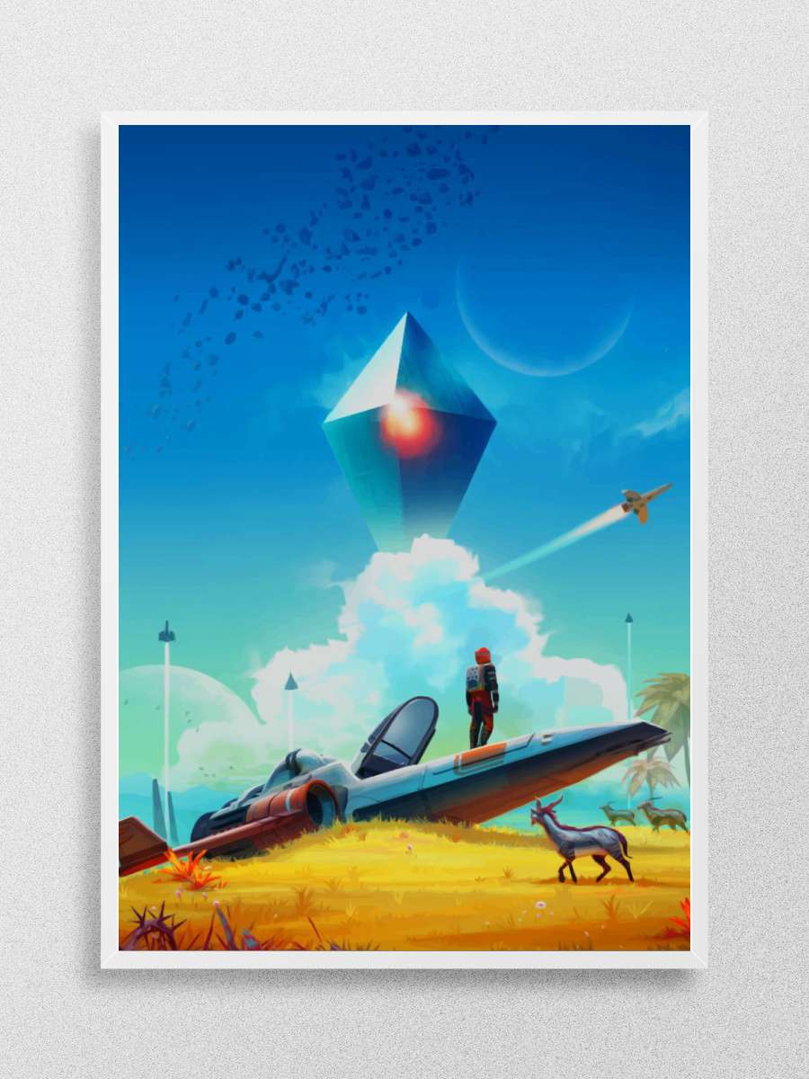 No Mans Sky Anime Poster Çerçevesiz Yüksek Kalite Anime Duvar Poster