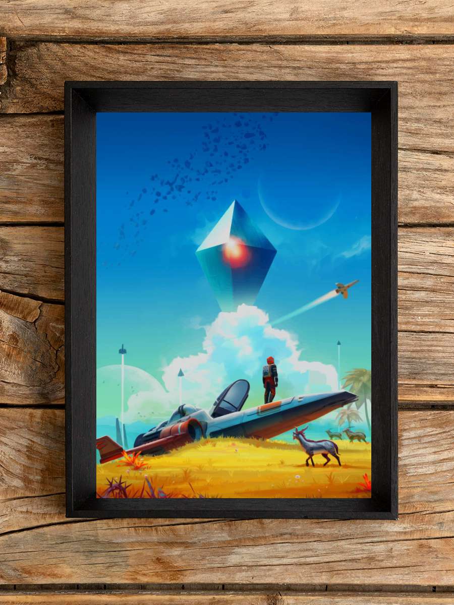 No Mans Sky Anime Poster Çerçevesiz Yüksek Kalite Anime Duvar Poster