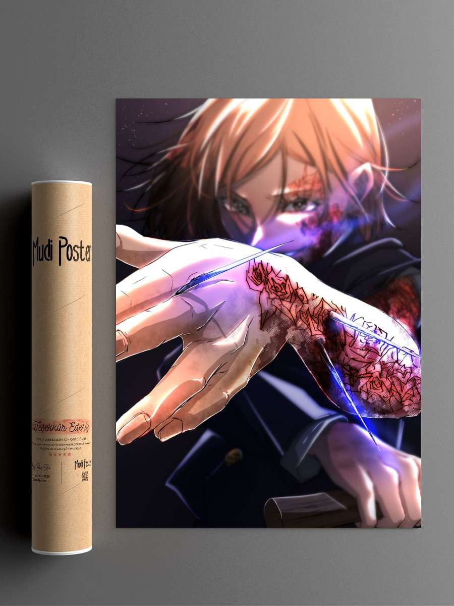 Nobara jujutsu Anime Poster Çerçevesiz Yüksek Kalite Anime Duvar Poster