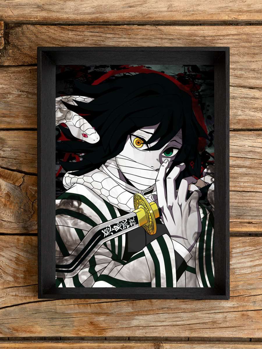 Obanai Iguro Demon Slayer Anime Poster Çerçevesiz Yüksek Kalite Anime Duvar Poster