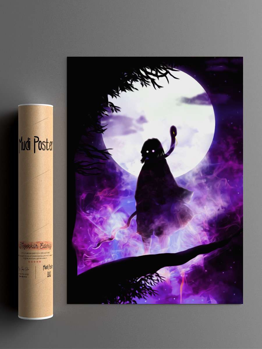 Obanai Iguro Anime Poster Çerçevesiz Yüksek Kalite Anime Duvar Poster