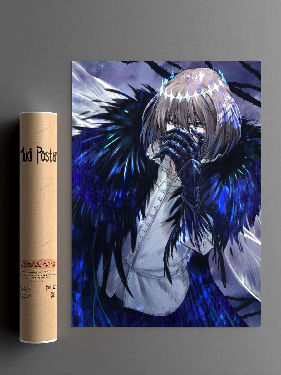 Oberon Vortigern Anime Poster Çerçevesiz Yüksek Kalite Anime Duvar Poster