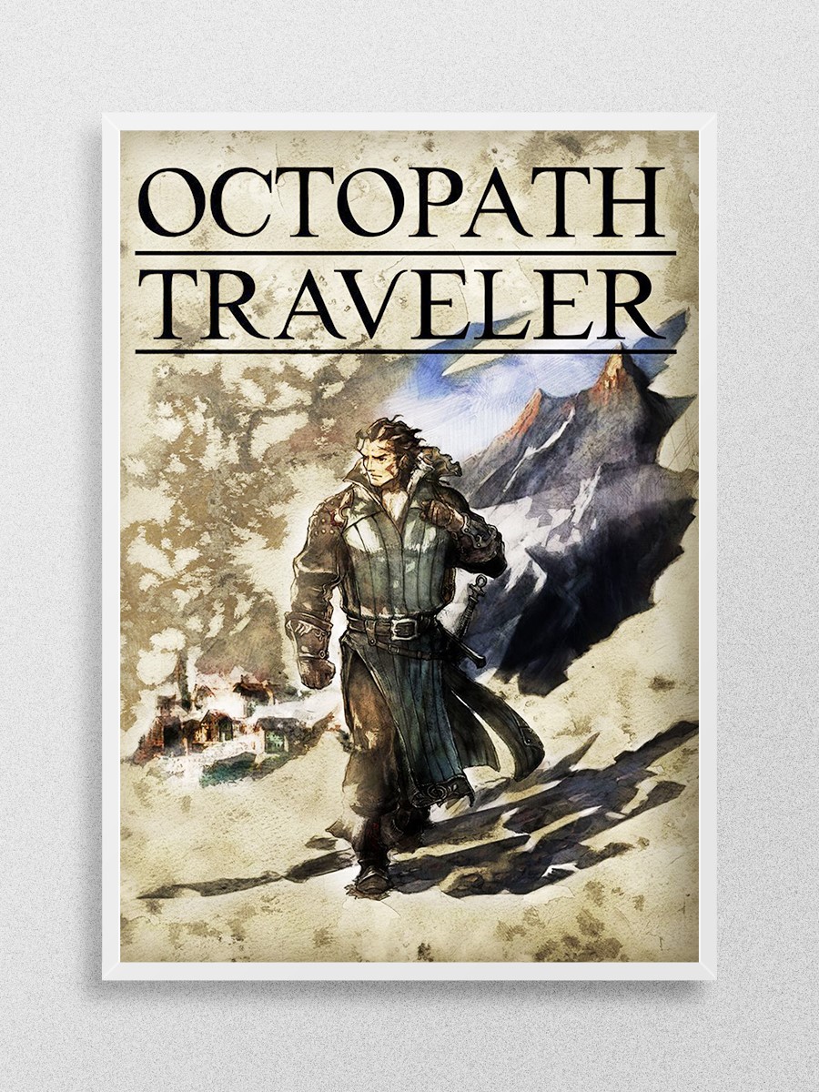 OCTOPATH TRAVELER Anime Poster Çerçevesiz Yüksek Kalite Anime Duvar Poster