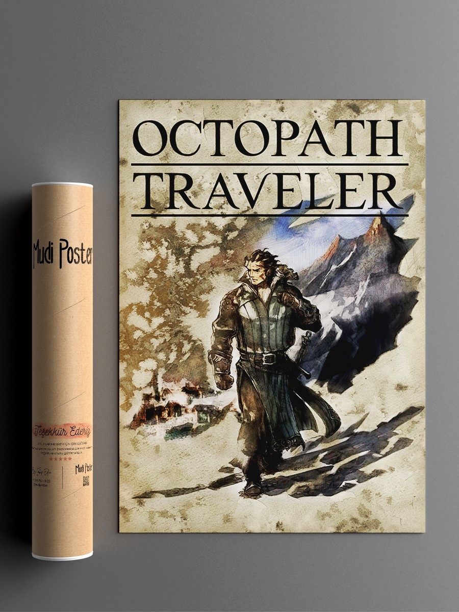 OCTOPATH TRAVELER Anime Poster Çerçevesiz Yüksek Kalite Anime Duvar Poster