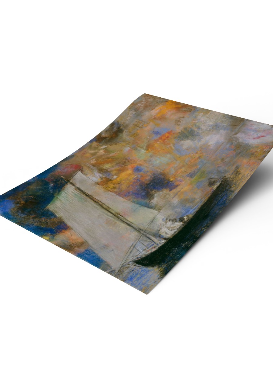 Odilon Redon Flower Clouds Tablo Sanatsal Ünlü Ressam Poster Çerçevesiz Yüksek Kalite Poster