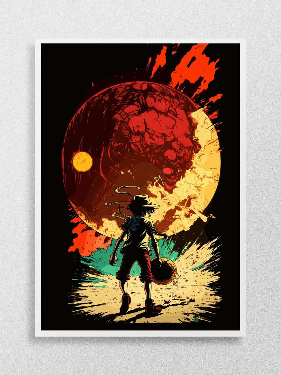 onepiece luffy anime Anime Poster Çerçevesiz Yüksek Kalite Anime Duvar Poster