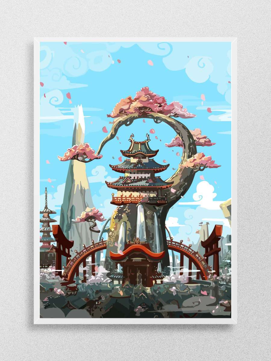 onepiece wano kuni Anime Poster Çerçevesiz Yüksek Kalite Anime Duvar Poster