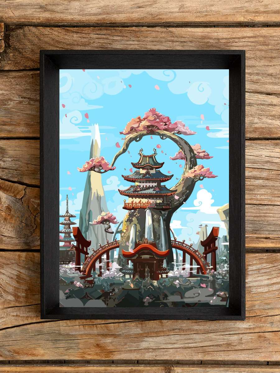 onepiece wano kuni Anime Poster Çerçevesiz Yüksek Kalite Anime Duvar Poster