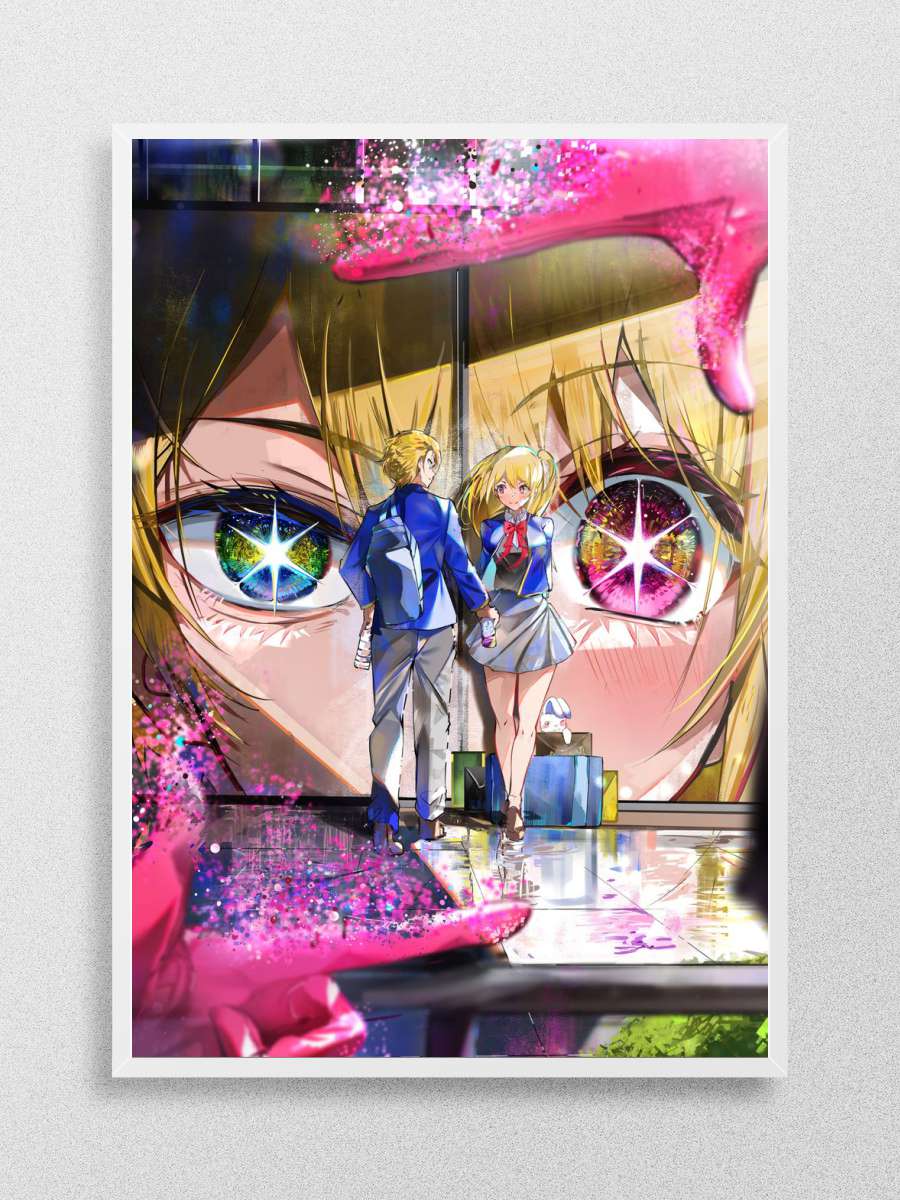 Oshi No Ko Anime Anime Poster Çerçevesiz Yüksek Kalite Anime Duvar Poster