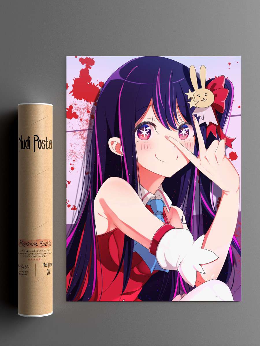 Oshi No ko Anime Anime Poster Çerçevesiz Yüksek Kalite Anime Duvar Poster