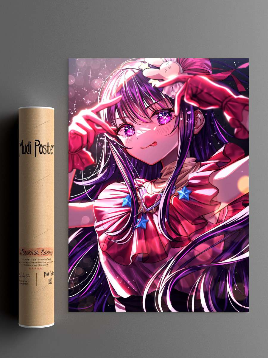 Oshi no Ko Anime Poster Çerçevesiz Yüksek Kalite Anime Duvar Poster
