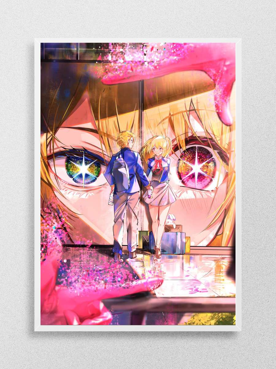 Oshi No Ko Anime Poster Çerçevesiz Yüksek Kalite Anime Duvar Poster