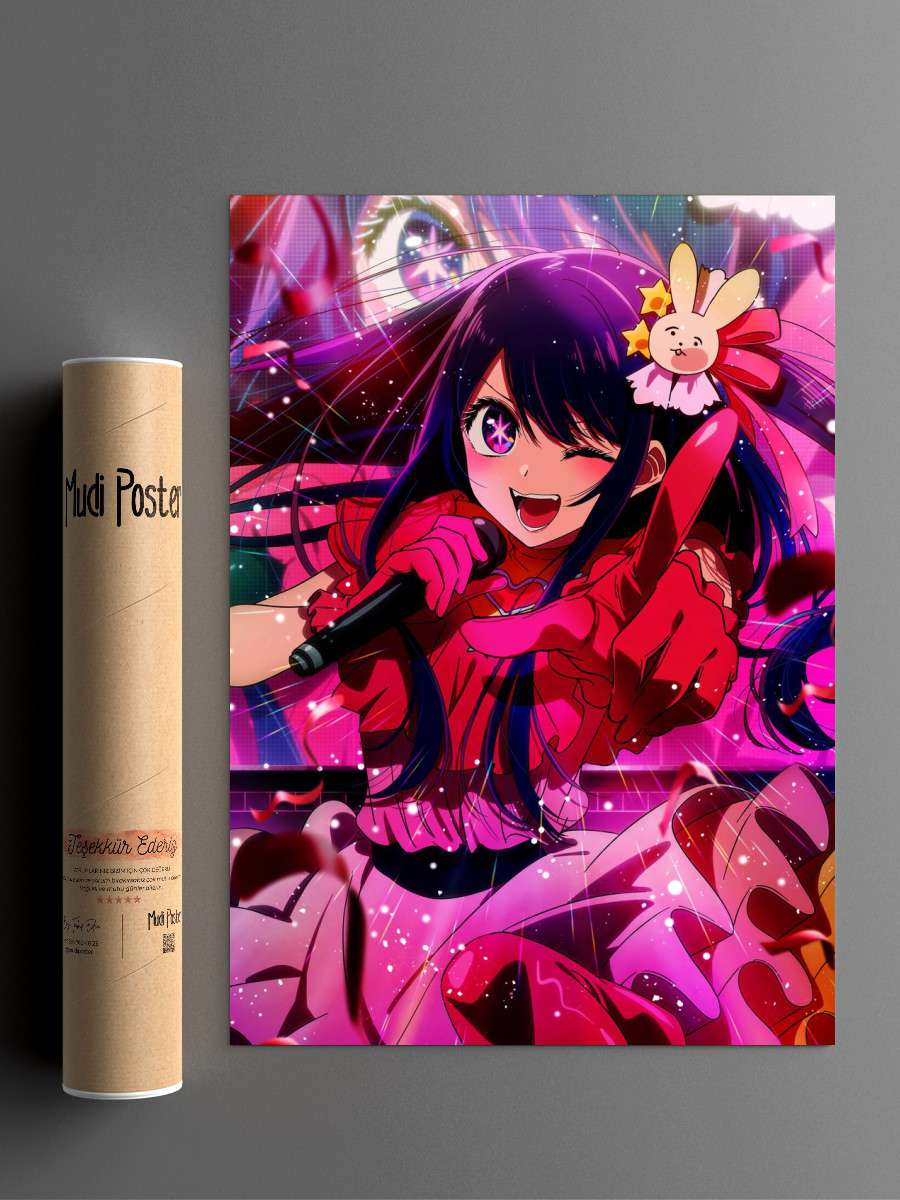 Oshi no Ko Anime Poster Çerçevesiz Yüksek Kalite Anime Duvar Poster