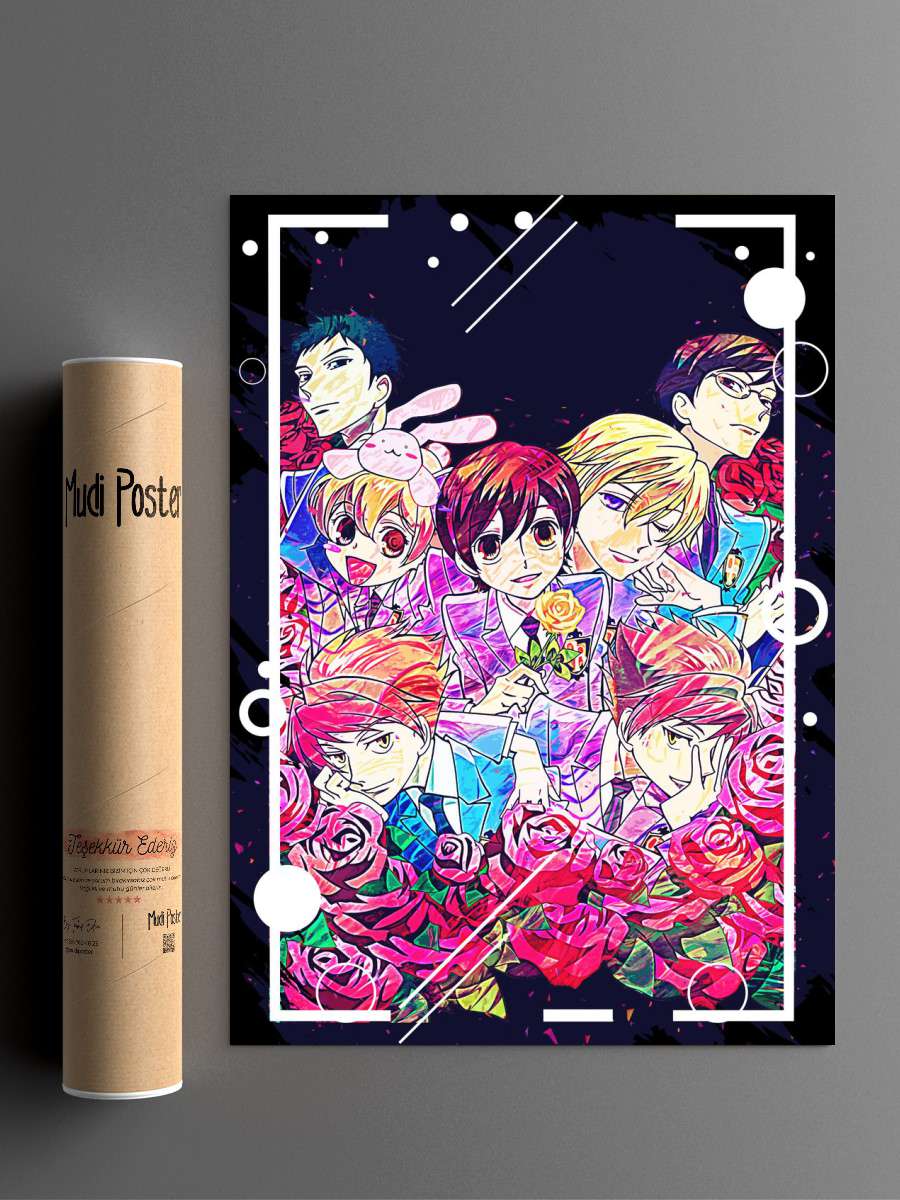 ouran abstract Anime Poster Çerçevesiz Yüksek Kalite Anime Duvar Poster