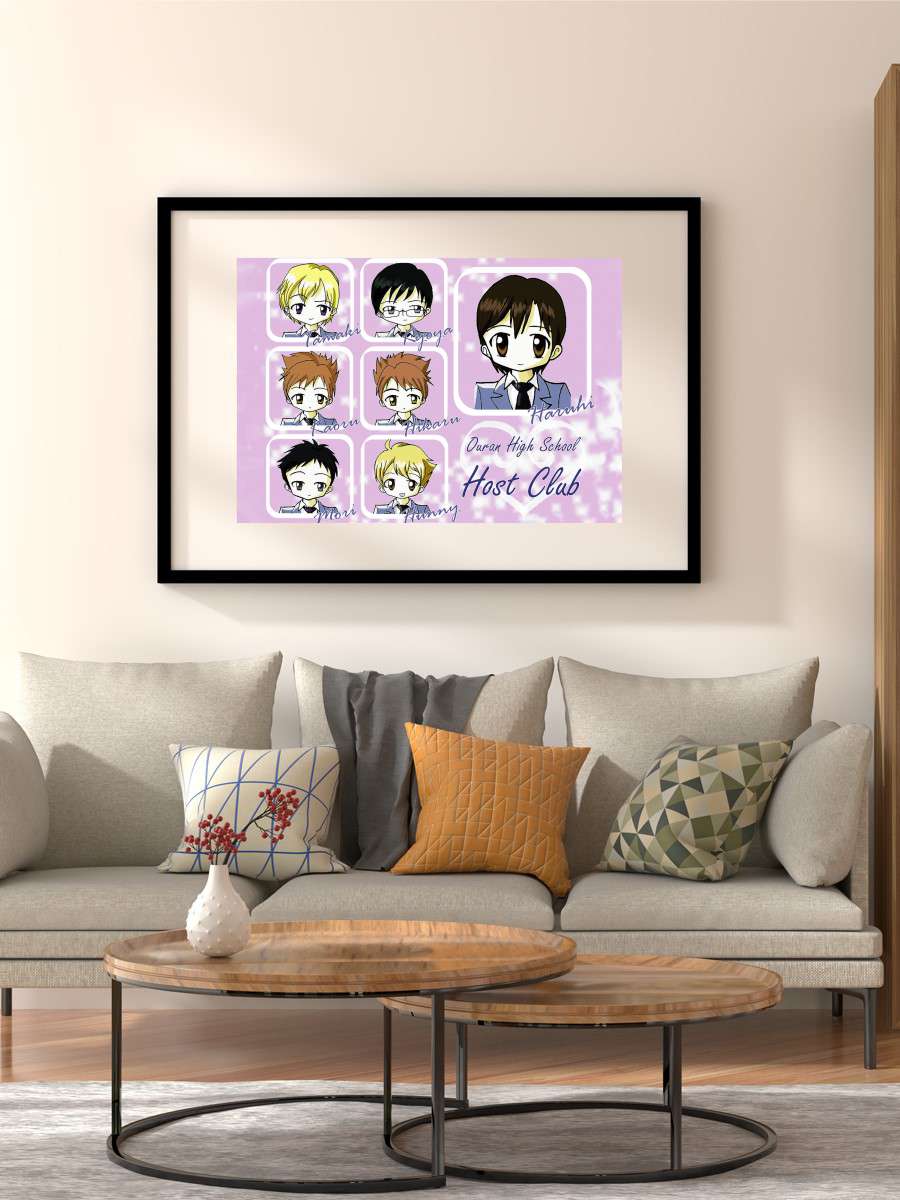 ouran host club Anime Poster Çerçevesiz Yüksek Kalite Anime Duvar Poster