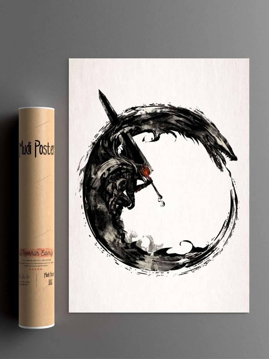 Ouroboros Anime Poster Çerçevesiz Yüksek Kalite Anime Duvar Poster