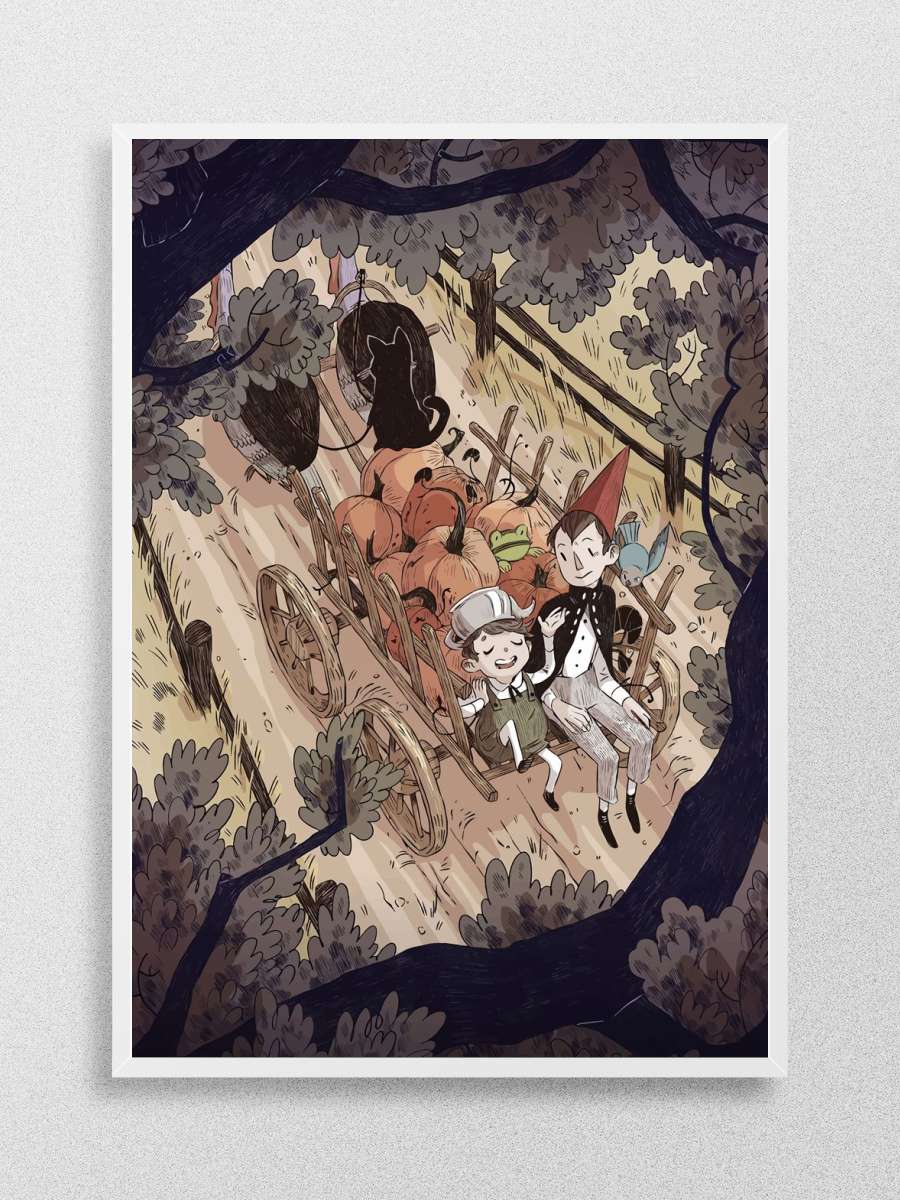 Over the garden wall Anime Poster Çerçevesiz Yüksek Kalite Anime Duvar Poster