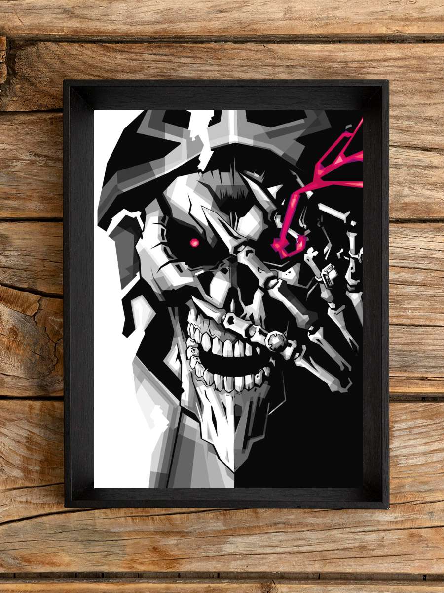 Overlord Ainz Ooal Gown Anime Poster Çerçevesiz Yüksek Kalite Anime Duvar Poster