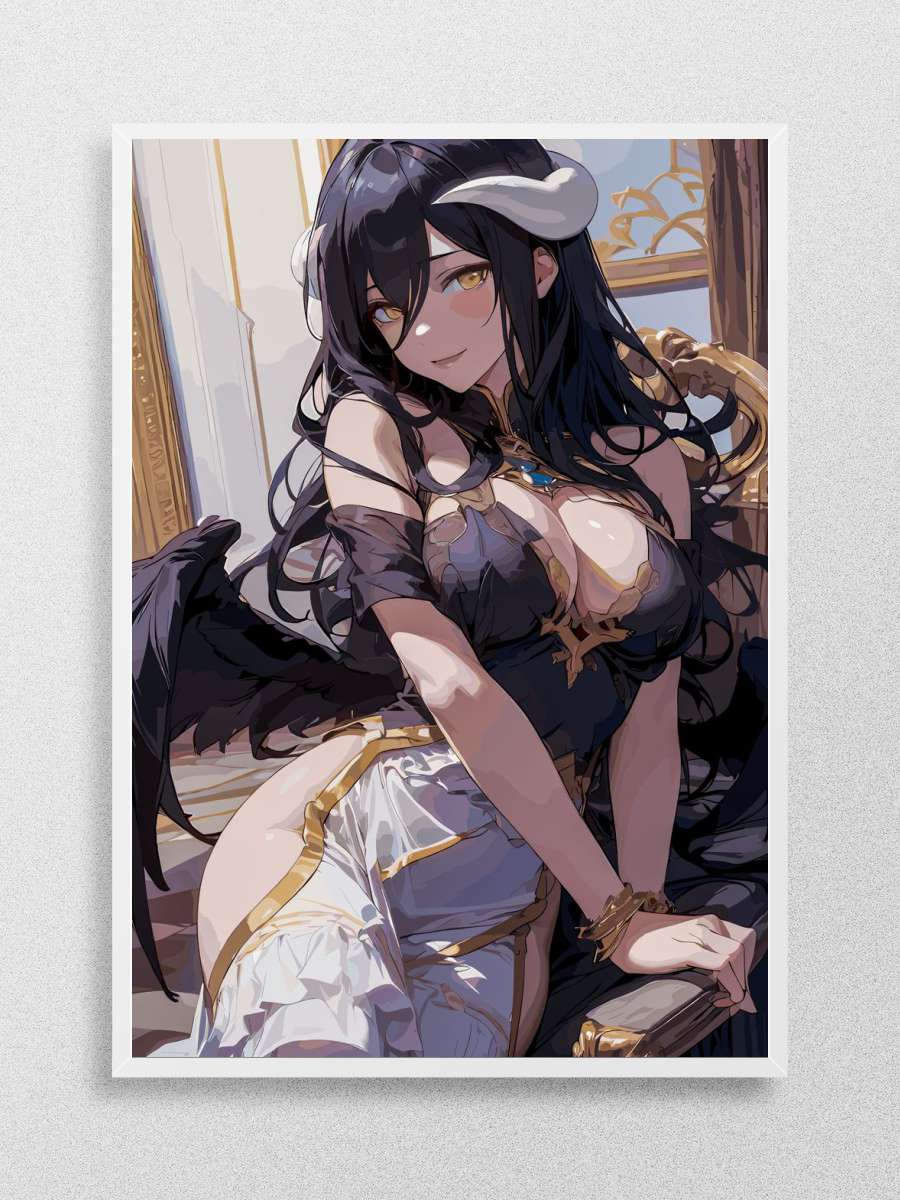 Overlord Albedo Anime Poster Çerçevesiz Yüksek Kalite Anime Duvar Poster