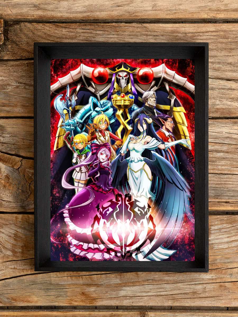 Overlord Art Anime Poster Çerçevesiz Yüksek Kalite Anime Duvar Poster