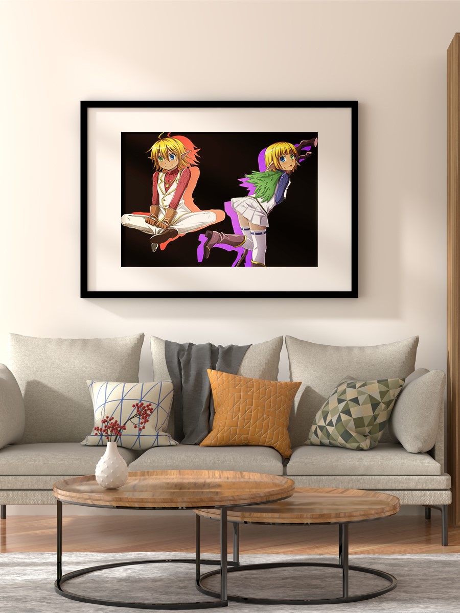 Overlord Mare Bello Fiore  Anime Poster Çerçevesiz Yüksek Kalite Anime Duvar Poster